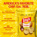 Lay's Potato Chips, Classic, 1 oz Bags, 40 Count