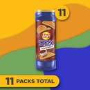 (11 pack) Lay's Stax Potato Crisps Mesquite Barbecue Flavored 5.5 Oz, Canister