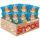 Lay's Potato Chips Salt & Vinegar Flavored Snack Chips, 1 oz Bags, 40 Count Multipack