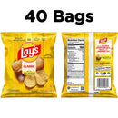 Lay's Classic Potato Chips Snack Chips, 1 oz Bags, 40 Count Multipack