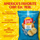 Lay's Potato Chips Salt & Vinegar Flavored Snack Chips, 1 oz Bags, 40 Count Multipack